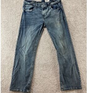 Axel Jeans‎ Mens 36x29 Slim Bootcut Blue Wash Denim Western Style Casual Riding